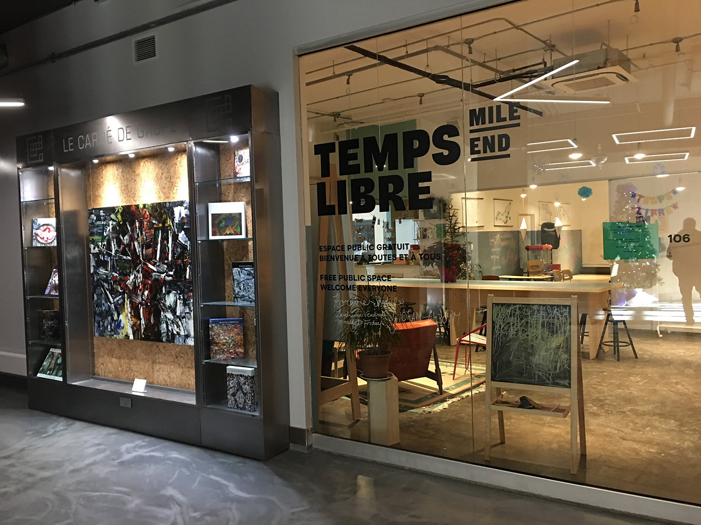 Carré de Gaspé's Espace Temps Libre